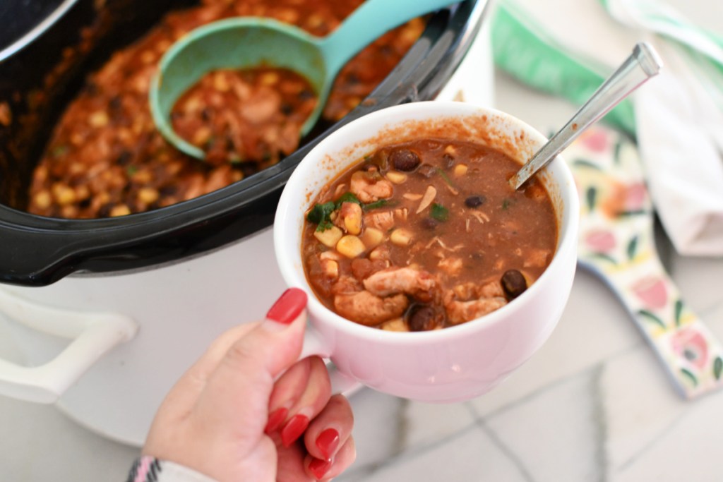 easy black bean chicken chili