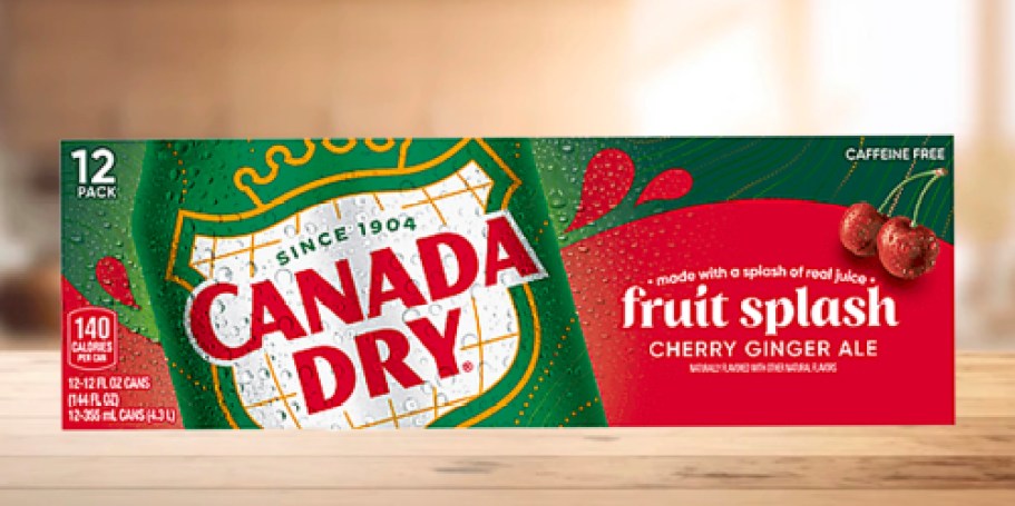 Soda 12-Packs from $3.62 Shipped After Cash Back on Amazon (Canada Dry, Coke, Sprite, & More)