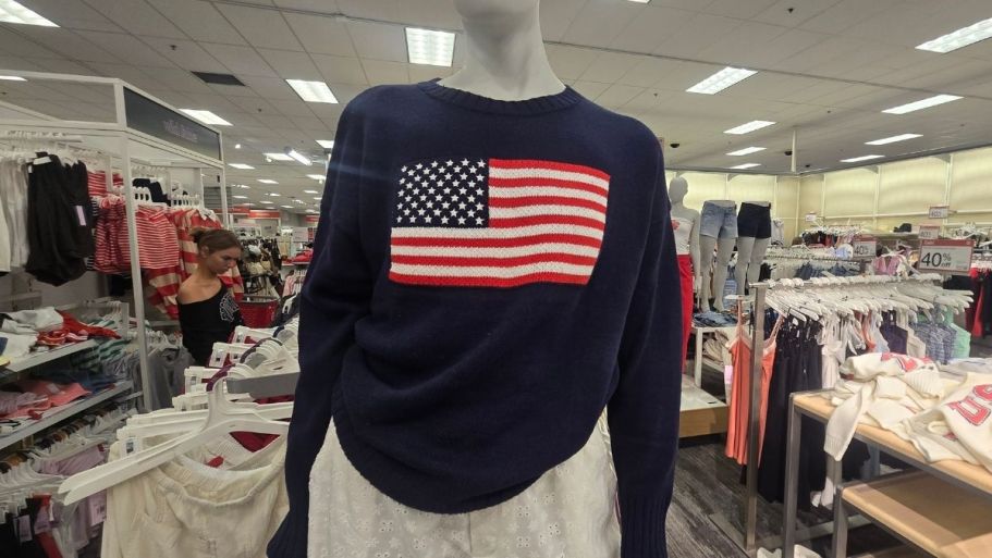Women’s 4th of July Sweaters are on Sale at Target