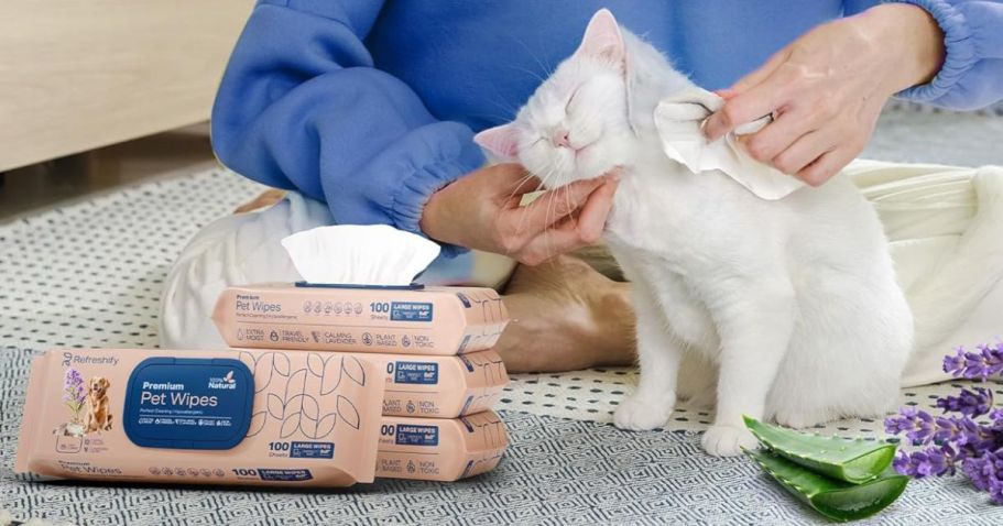 Premium Pet Wipes 412-Count Only $17 Shipped on Amazon (Reg. $30)