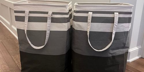 Laundry Basket 2-Pack Only $10.49 for Amazon Prime Members – Over 12K+ 5-Star Reviews