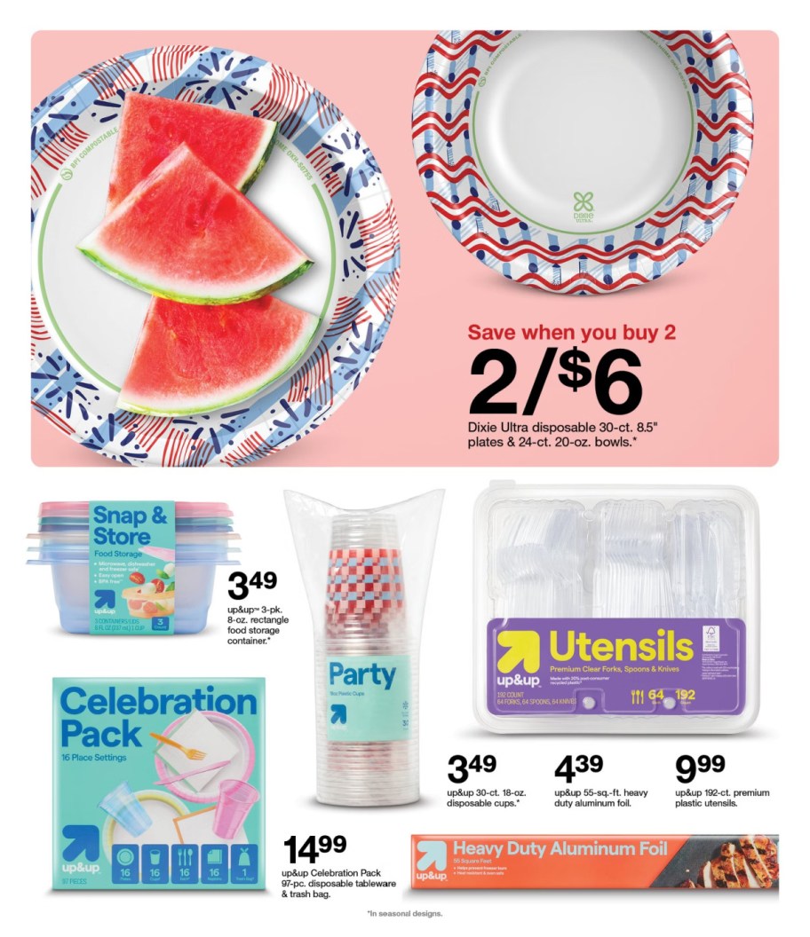 page from Target ad