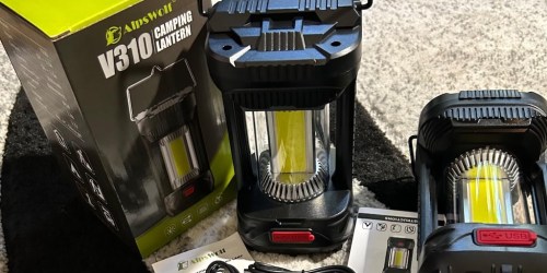LED Camping Lantern 2-Pack Only $12.49 on Amazon (Regularly $25)