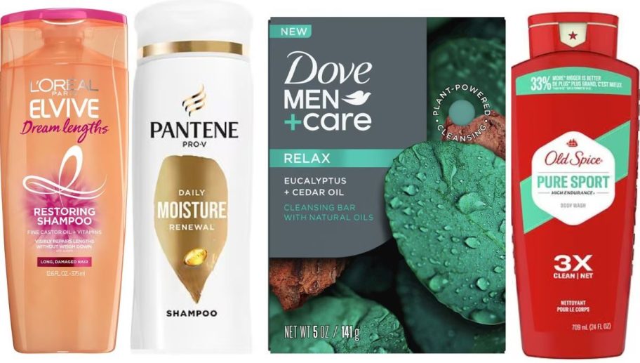 walgreens personal care items on white background
