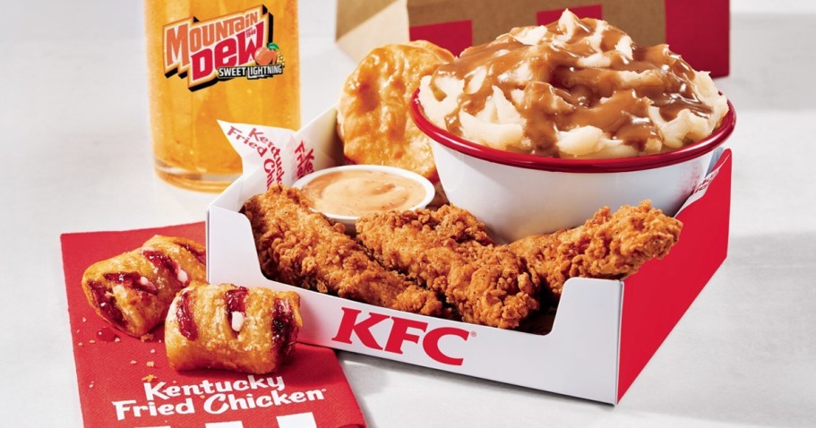 $7 Fill Ups Are Back at KFC + Try the NEW Mountain Dew Flavor!