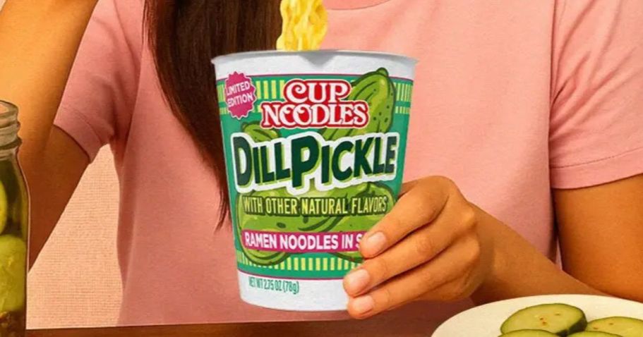 Pickle Lovers, This One’s for You: Nissin Dill Pickle Cup Noodles Coming Soon!